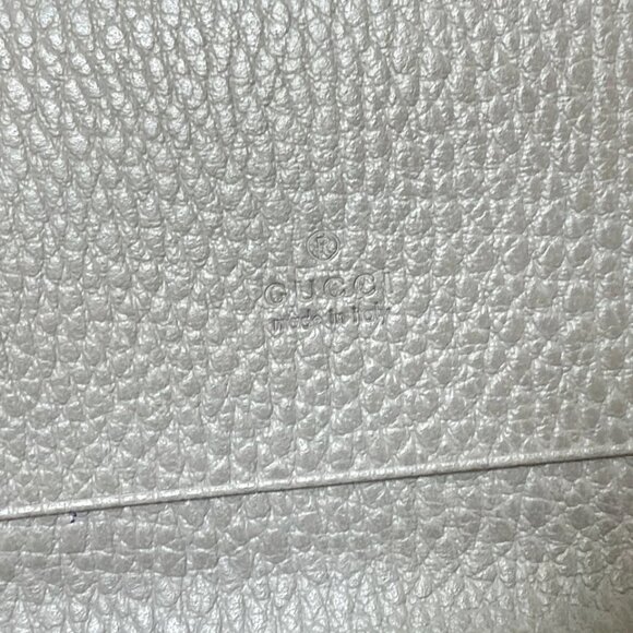 GUCCI GG Marmont Gray Leather - Card Case 196-062725 - Picture 6 of 6